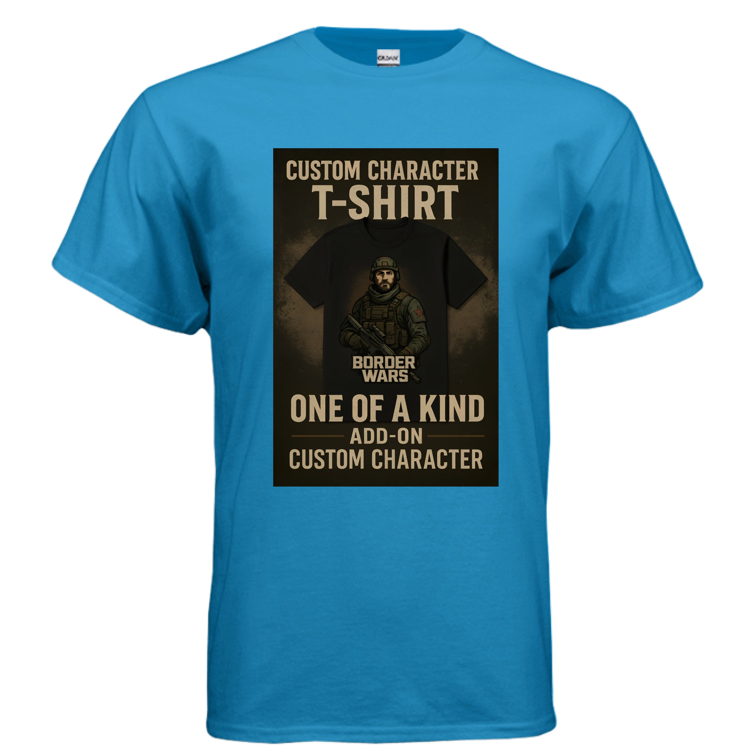 Custom Character T-shirt (Add-on Only) - Price includes Processing Fees and Taxes